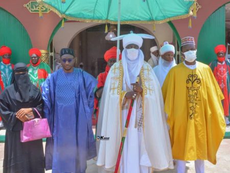 Jet Age Nation Builders courtesy visit to the Emir of Kano